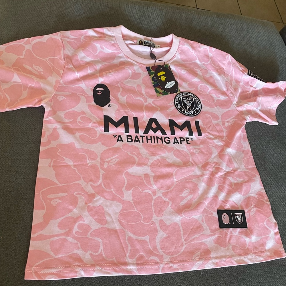 Bape Pink and White